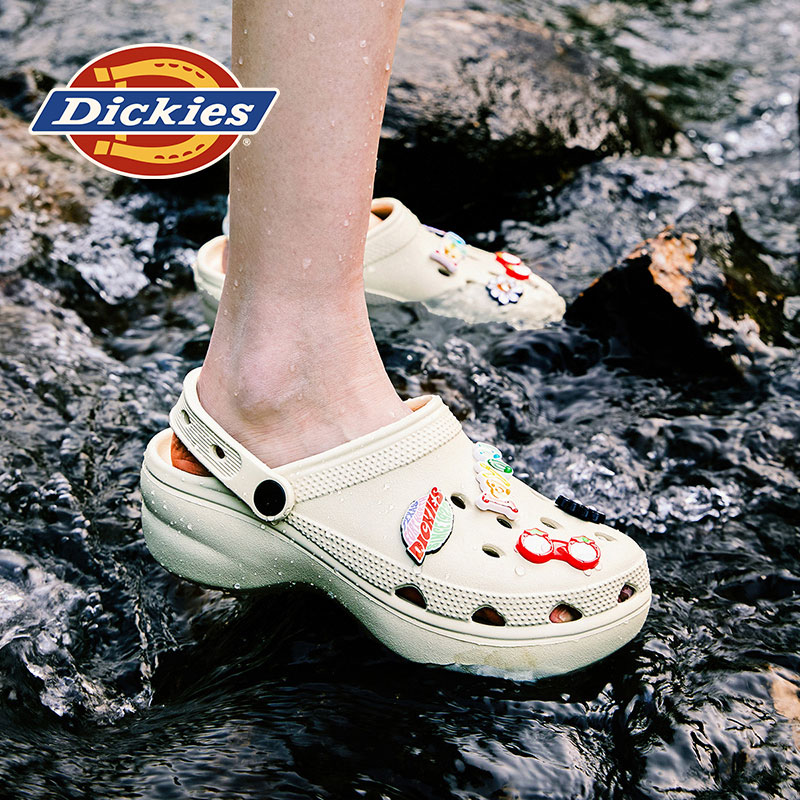 Dickies洞洞鞋女2025新款夏季
