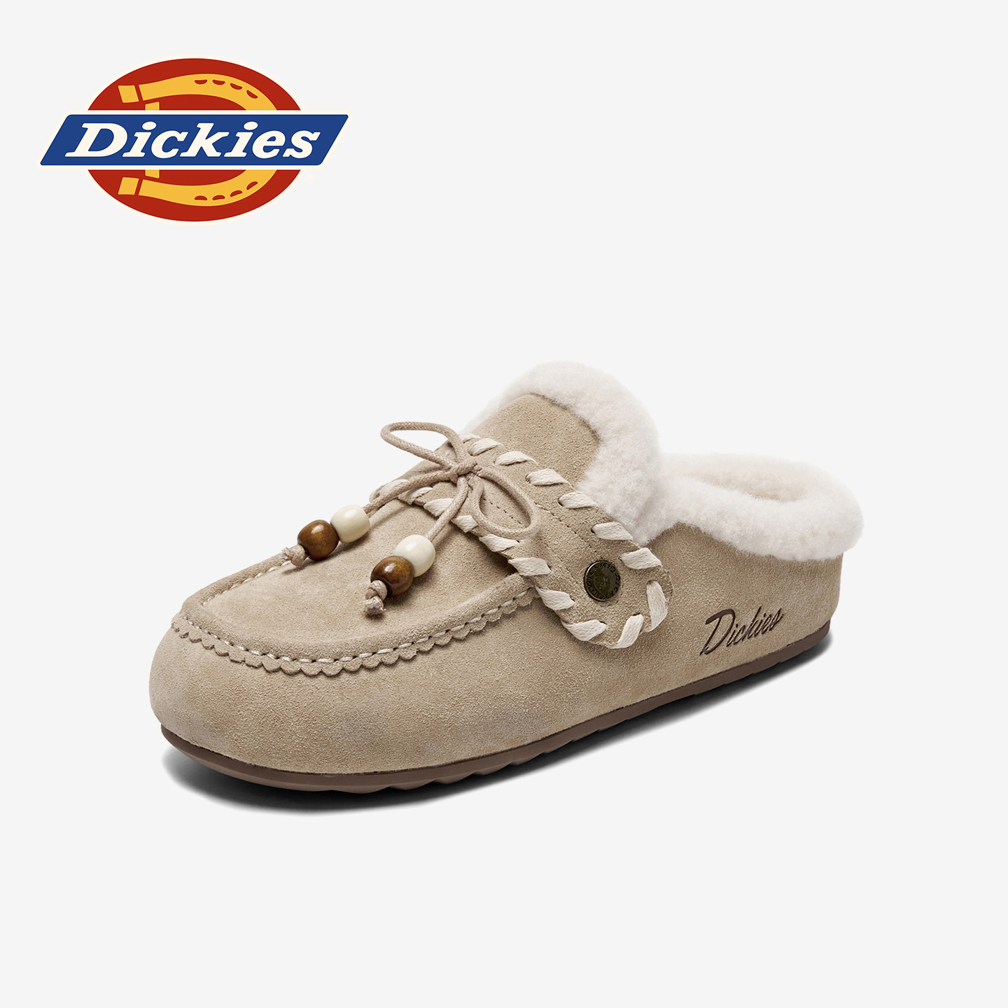 Dickies棉拖鞋女冬季保暖毛毛鞋
