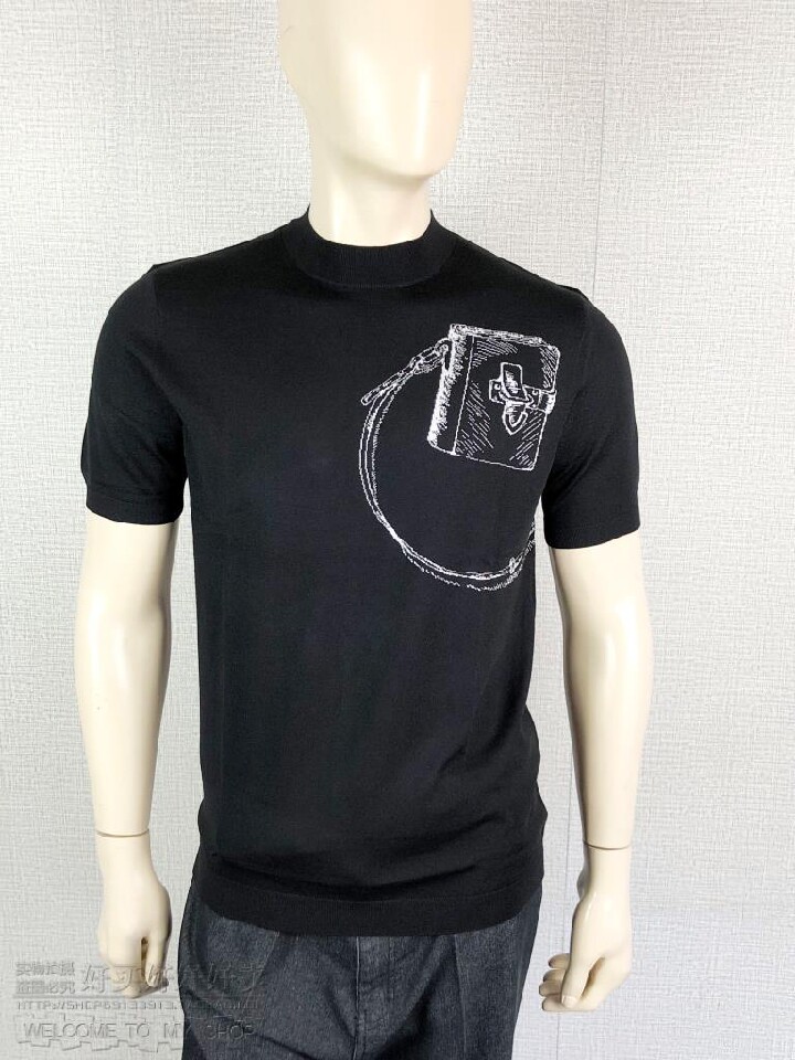 88213406A-03爱登堡专柜正品秋装新款短袖针织衫羊毛衫特价