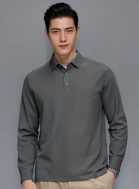 S251083615爱登堡专柜正品春季新款商务休闲长袖T恤打底衫