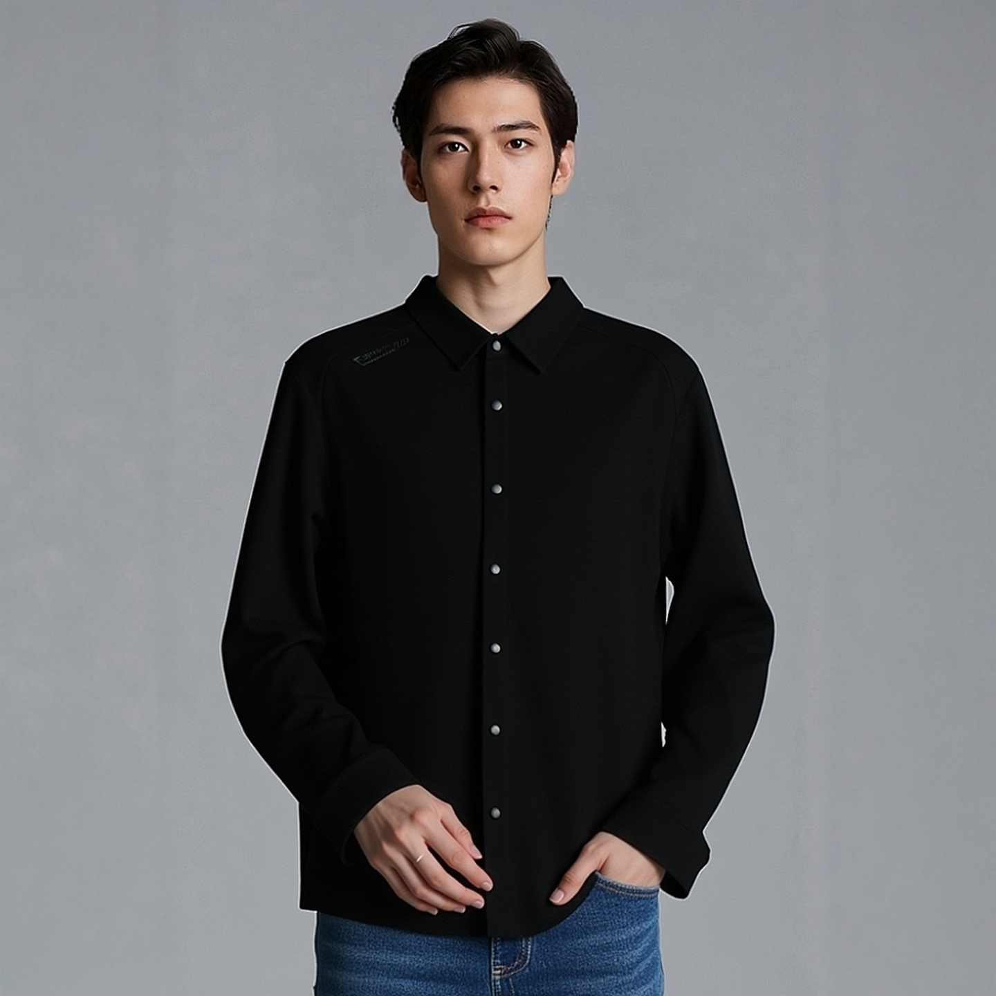 S253074535爱登堡男装正品秋季新款商务休闲长袖衬衫