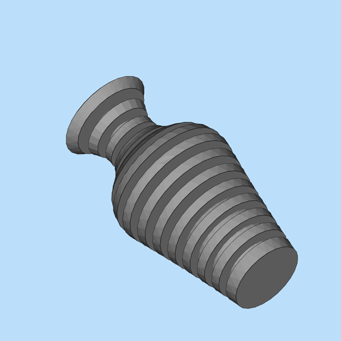 盛放美丽植物的花瓶01200908三维图纸(stl格式)