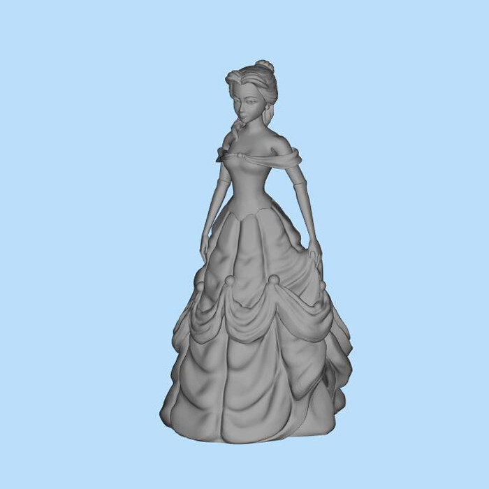 白雪公主人物模型3D图纸（ST设计素材/源文件