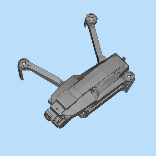 可以折叠的无人机外壳模型01210630三维图纸（stl格式）