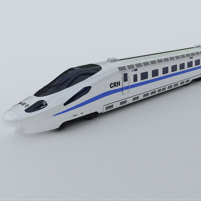 和谐号动车模型01200722三维图纸（3DMAX/OBJ文件格式）