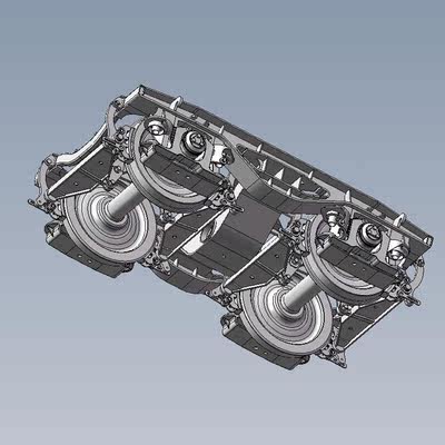 详解的转向架01200425模型D图纸（SLDASM格式）