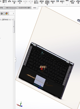 ThinkPadT430笔记本模型01200808三维图纸（SLDASM格式）