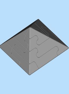 金字塔01200912三维图纸（stl格式）