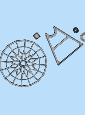 摩天轮01200906三维图纸（stl格式）