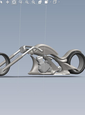 创意摩托车模型三维图01200522纸（SLDPRT文件格式）