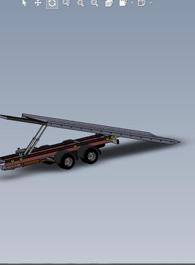 用于拖拉船舶的拖车设计模型01200529图纸（x_t/SLDASM文件格式）