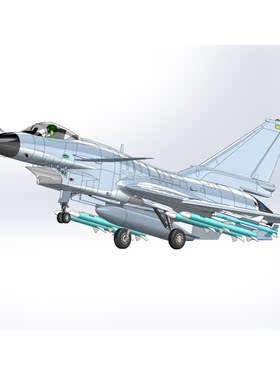 J10战斗机模型3D图纸（x_t/prt格式）