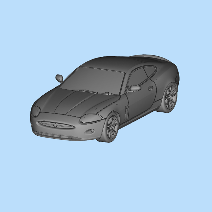 Jaguarx150 跑车模型01210524三维图纸（stl格式）