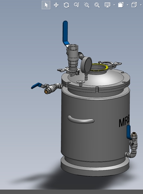 搅拌罐3d模型01200619三维图纸（STEP/SLDASM文件格式）