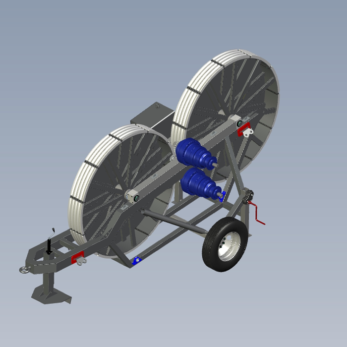 10吨液压张紧器模型01201010三维图纸(stp格式)