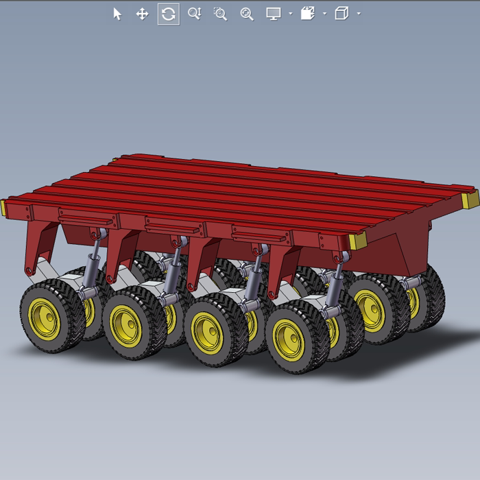 自行式模块化运输机设计模型01200622三维图纸(sldasm文件格式)