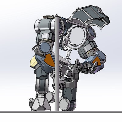 机甲泰坦机器人模型01210714三维图纸（STEP格式）