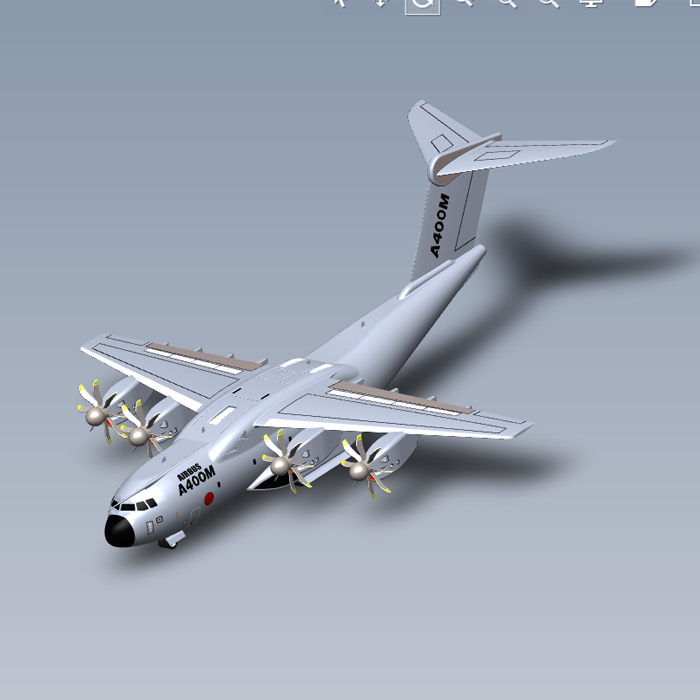 空客a400m飞机模型01200716三维图纸(SLDASM文件格式)