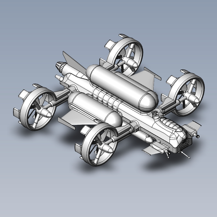未来科技的战斗飞机01200622三维图纸(sldasm文件格式)