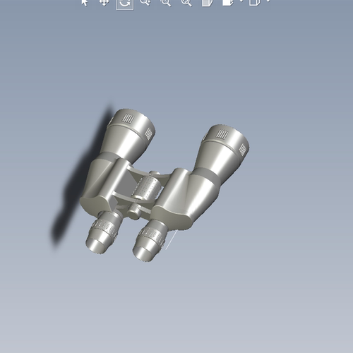 solidworks双筒望远镜三维图01200531三维图纸（IGS格式）