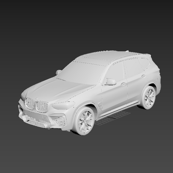 2020 BMX3M 赛道版01200504三维图纸（OBJ格式）