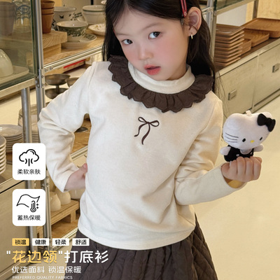 大小卷长袖T恤25新款加厚打底衫