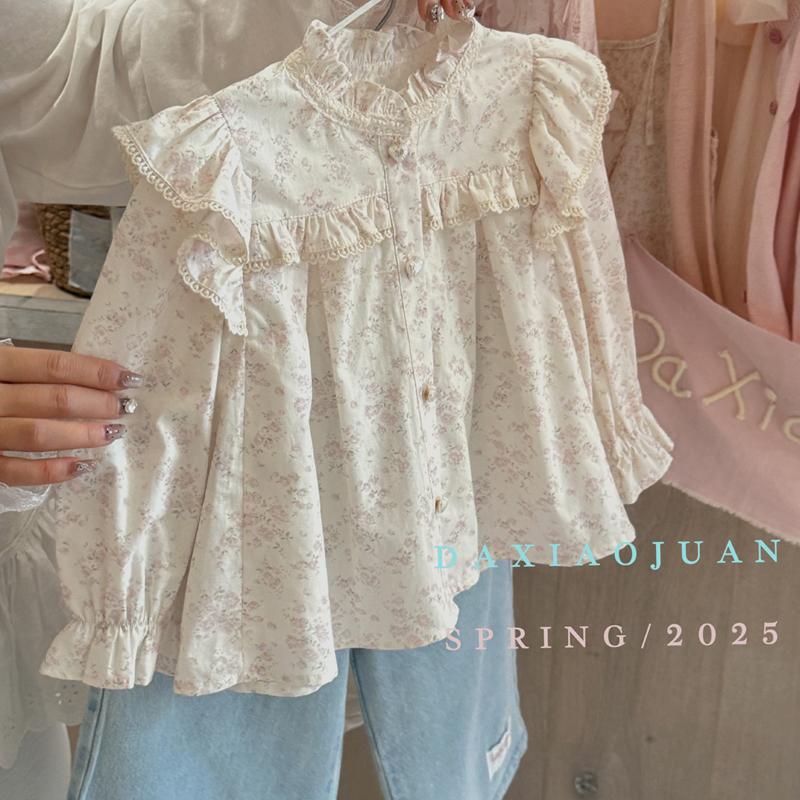 其它女童碎花娃娃衫韩版衬衫