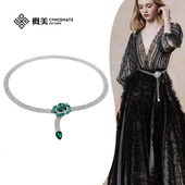 水钻腰链配饰女装 饰配裙子大衣毛衣链条腰带水晶钻石金属皮带新款