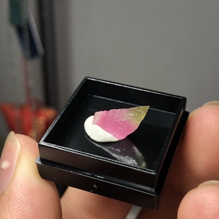 电气石西瓜碧玺天然矿物晶体标本猫矿石能量石晶科普教学毕业礼品