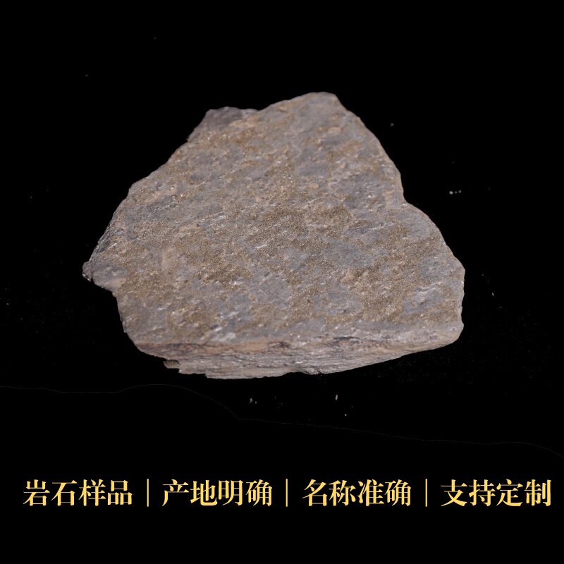 千枚岩变质岩石三大岩样品标本矿物科研地质中小学博物馆科普教具