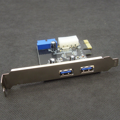 pcieusb3.0台式机扩展卡4口后置