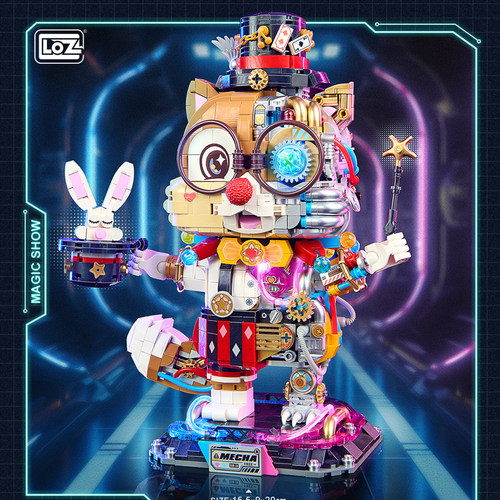 LOZ俐智积木机械松鼠6+新品5折