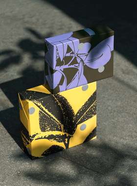 【现货】PaperPlay 原创礼物包装纸 紫色植物叶脉生日DIY圣诞节