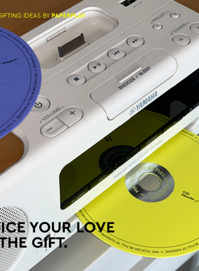 【现货】PaperPlay 纸质CD形状祝福贺卡/生日礼物卡片