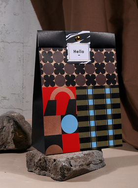 【现货】PaperPlay 原创中古几何 伴手礼袋生日节日礼物包装袋