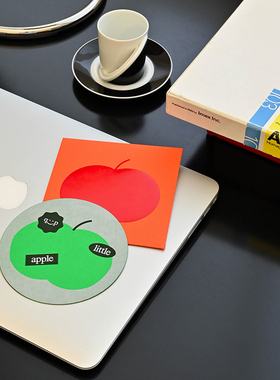 【现货】PaperPlay原创平安卡片/节日生日祝福礼物情人节苹果卡