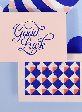 【现货】PaperPlay 原创祝福好运卡/贺卡/卡片/男女生情人节礼物