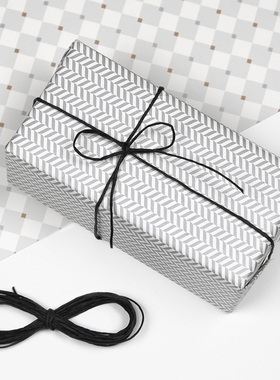 PaperPlay 2米起售/彩色棉线/牛皮纸绳礼物/喜糖盒礼品包装丝带