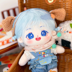 BOYS王俊凯长发炸毛棉花娃娃蓝喵凯毛绒玩偶公仔现货原创礼品
