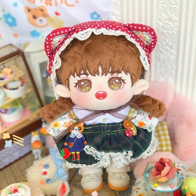 虞书欣可爱明星娃娃裸娃公仔20cm毛绒pp棉人形玩偶现货包邮礼物