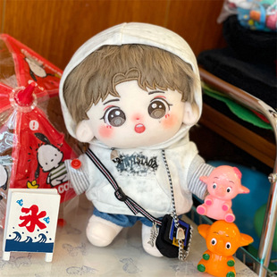 20cm韩知城棉花娃娃韩国Stray Kids毛绒原创玩偶明星公仔节日礼品