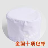 白圆帽医生帽医士帽护士帽卫生帽白大褂护士服护士裤 棉医师帽子