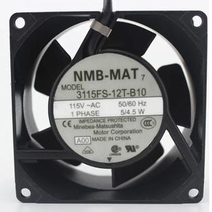 12T 3115FS B10 8038 静音轴流风机风扇 原装 115V 日本美培亚NMB