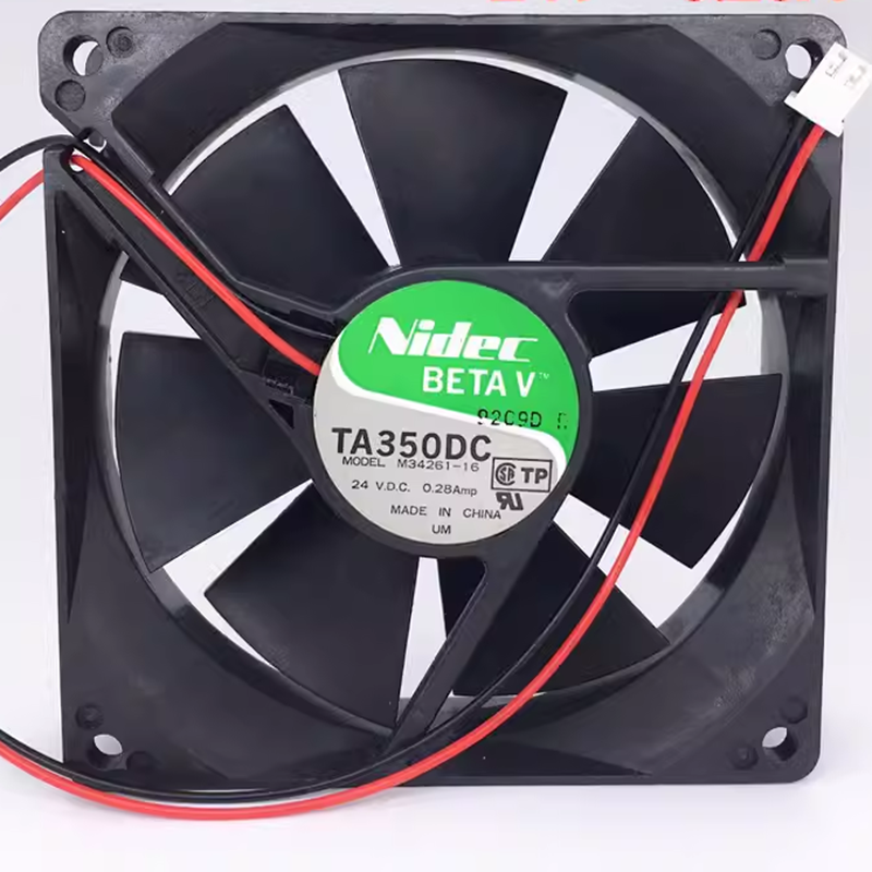 原装Nidec TA350DC M34261-16 24V 0.28A 9025 9CM变频器散热风扇