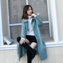双面羊绒大衣女2020年新款冬流行呢子高端韩版中长款手工毛呢外套