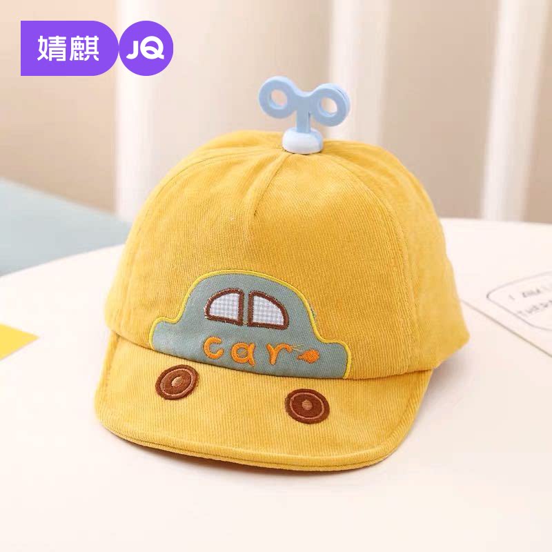 婧麒宝宝帽子春秋季婴幼儿宝宝鸭舌帽中小童外出棒球帽儿童童帽秋