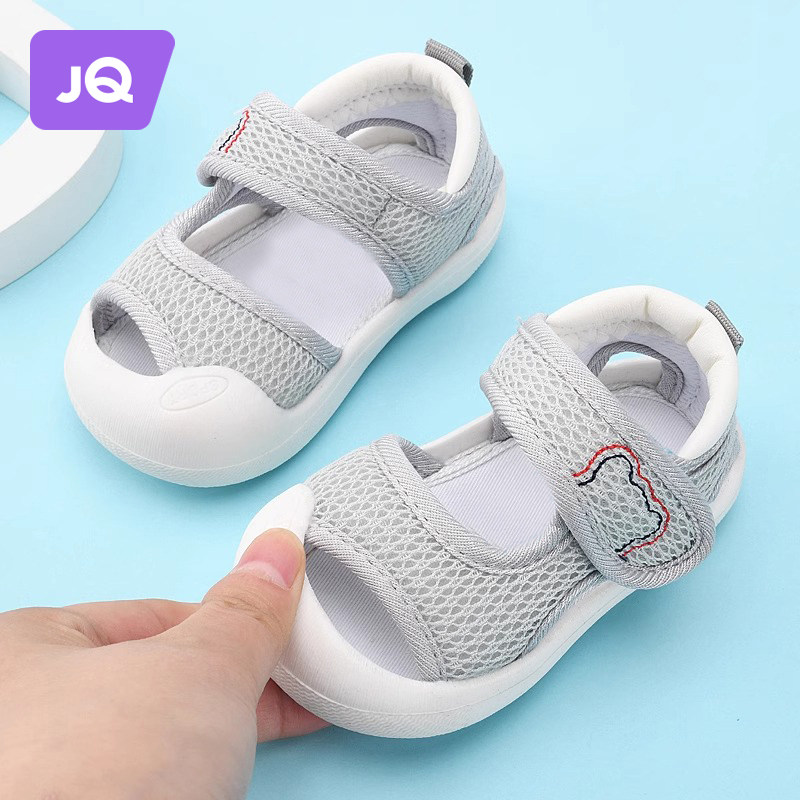 婧麒学步凉鞋宝宝夏款小童夏季防滑一岁男童女童软底儿童鞋子婴儿