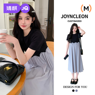 高级感连衣裙时尚 婧麒新款 2025减龄显瘦女装 春装 减龄孕妇裙 孕妇装