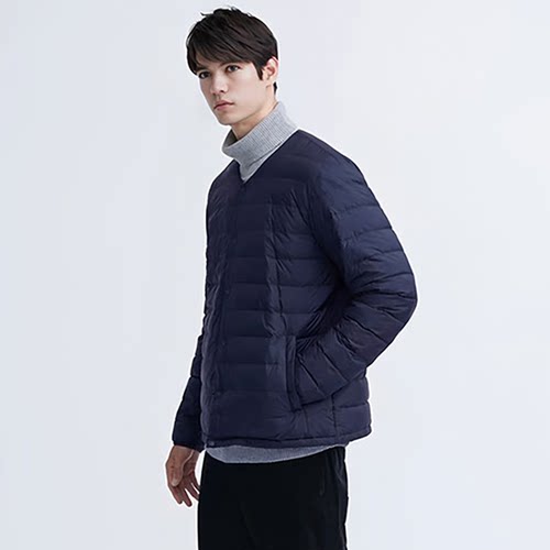 优家冬男士轻型羽绒服男夹克内胆