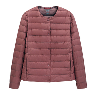 453274 夹克外套469874 女装 高级轻型保暖羽绒茄克便携式